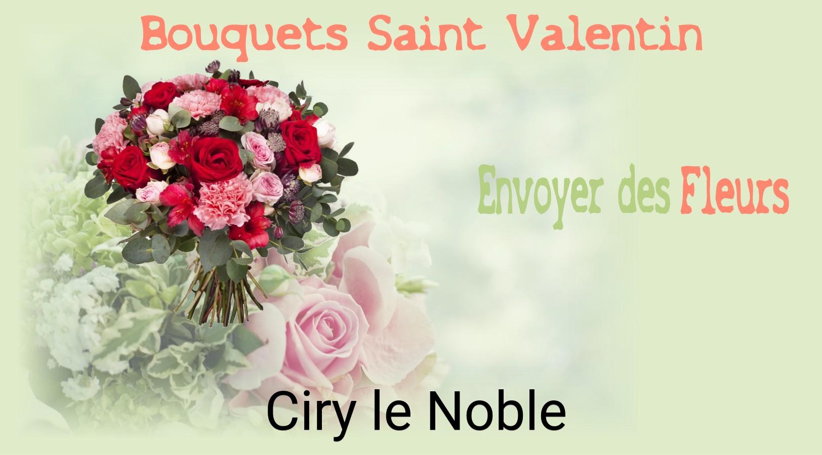 Roses de Saint-Valentin livrées à Ciry-le-Noble